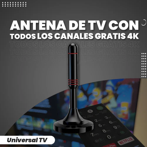 COMPRAR 1 MÁS - ANTENA HDTV 4K / +12 mil canales