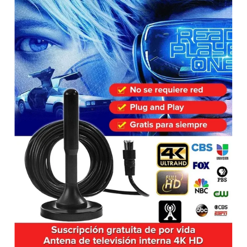 PROMOCIÓN ANTENA HDTV 4K Para Todos Los Televisores - ÚLTIMAS UNIDADES EN STOCK